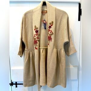 April Cornell Pleated Cardigan